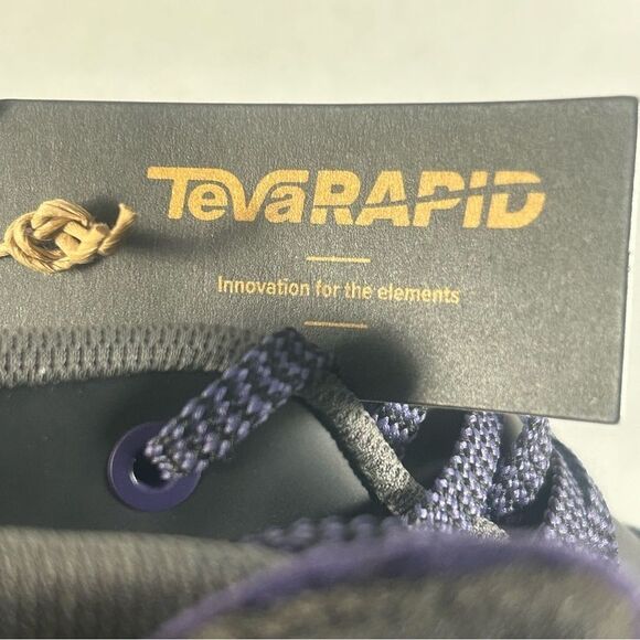 Teva Geotrecca RP Mid Waterproof Hiking Boot Black Gray Womens Size 7 - Picture 2 of 10